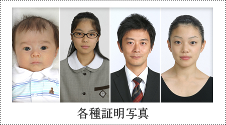 各種証明写真